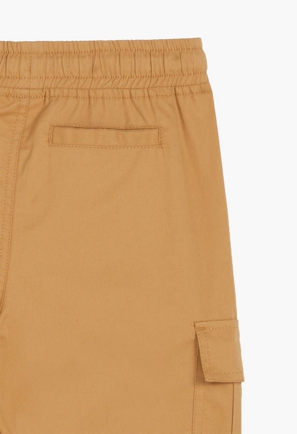 Pull On Cargo Pant Brown