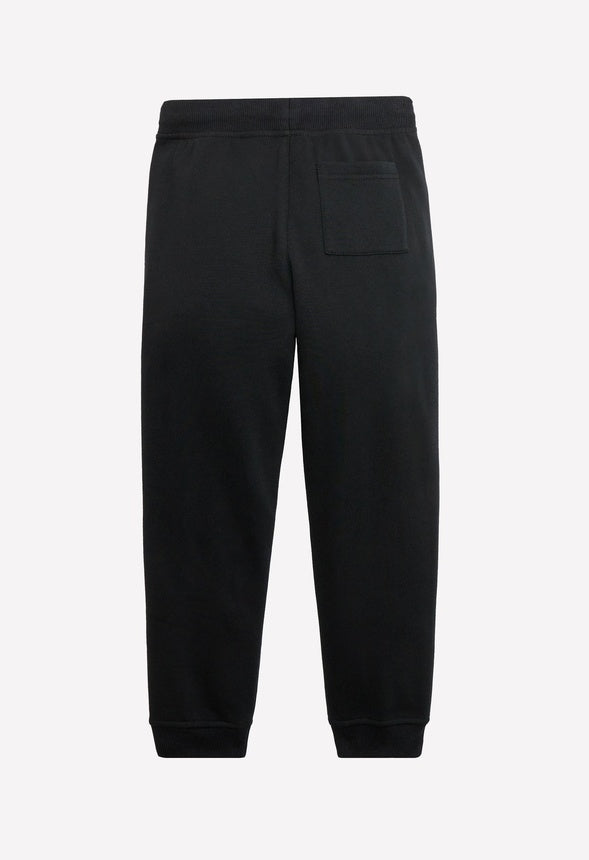 Colorblock Pieced Fleece Jogger Black Multi
