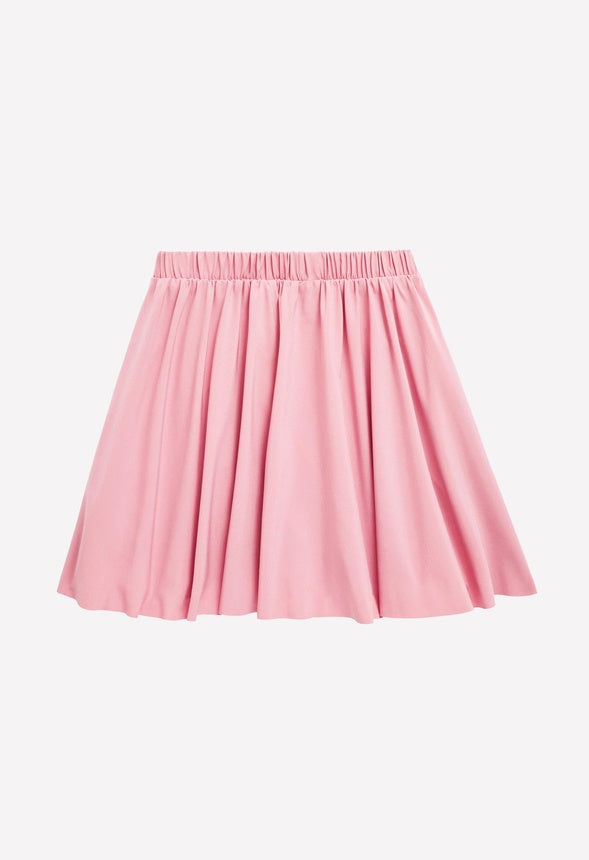 Flounce Wrap Skirt Pink
