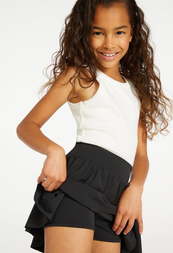 Active Flowy Skort Black