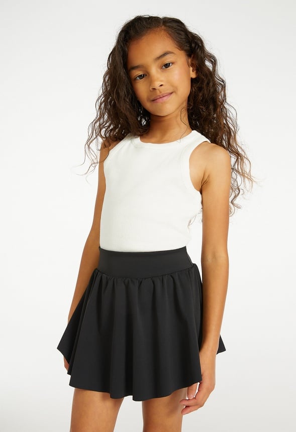 Active Flowy Skort Black