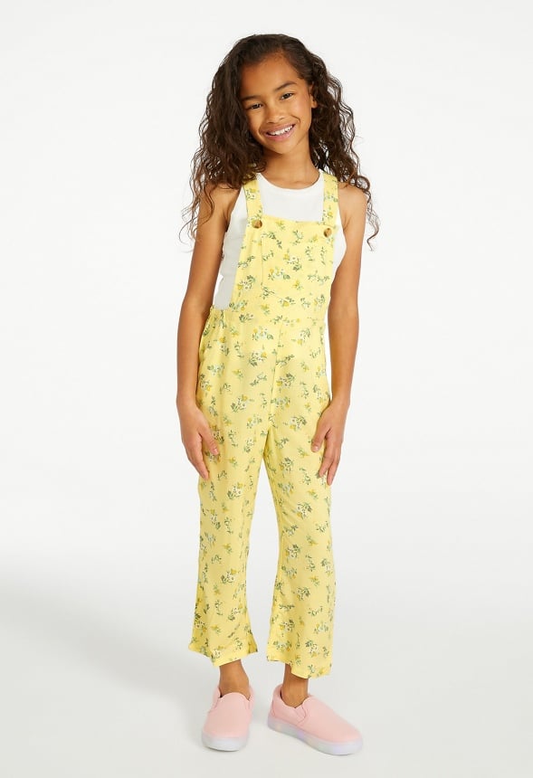 Straight Leg Soft Overall Yellow