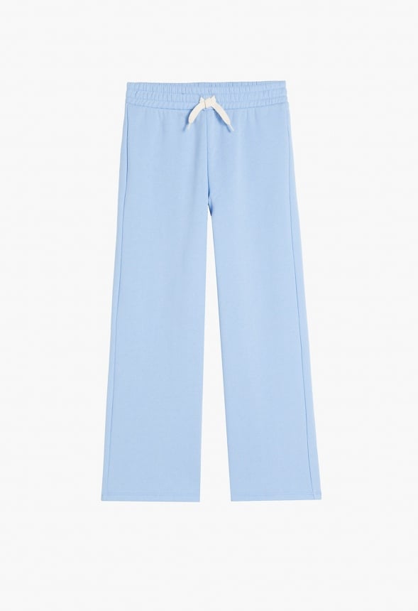 Wide Leg Sweatpants Periwinkle