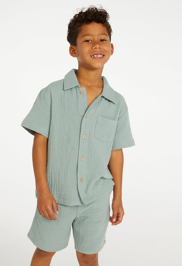 Pull On Gauze Short Green