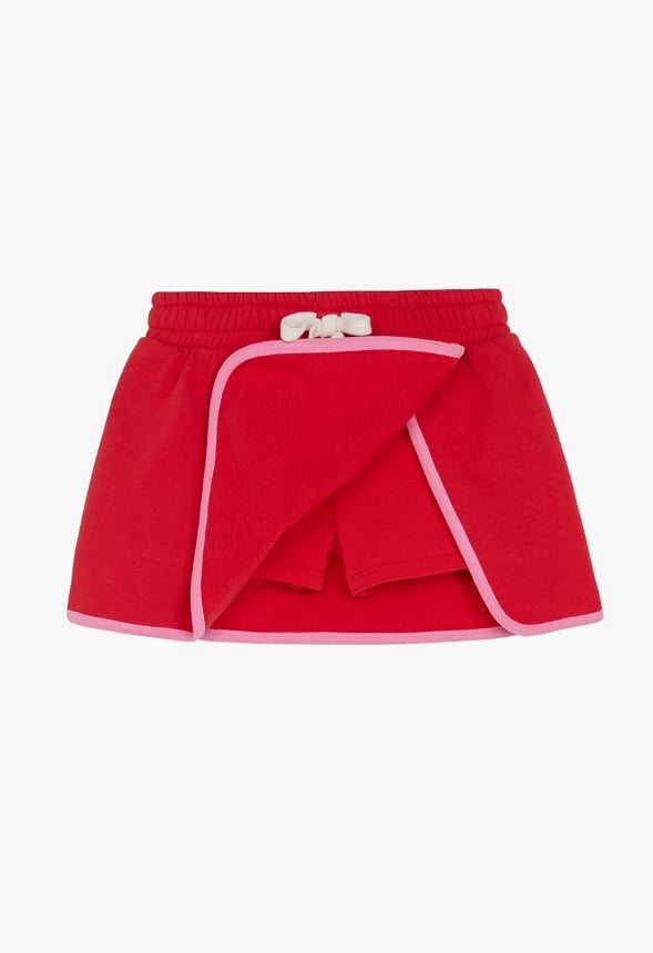 Active Wrap Skort Red
