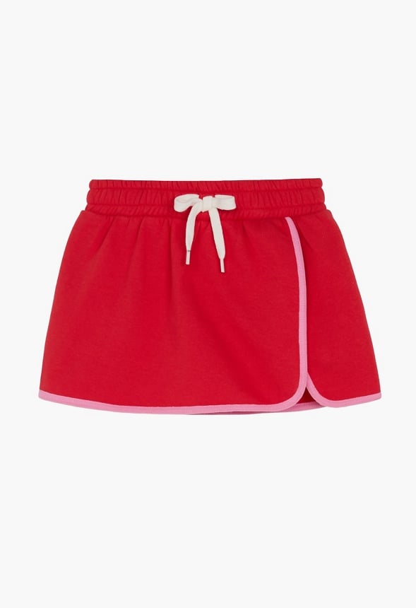 Active Wrap Skort Red