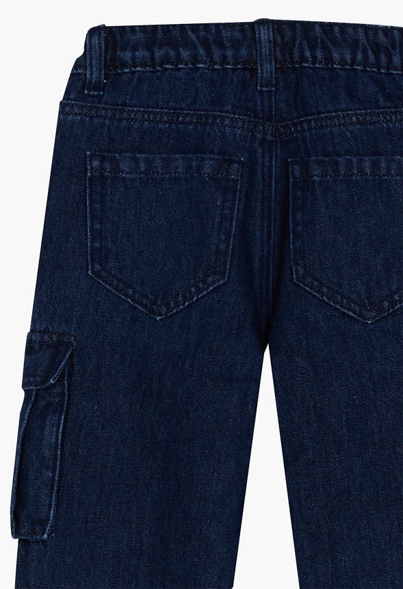 Relaxed Cargo Jean Blue