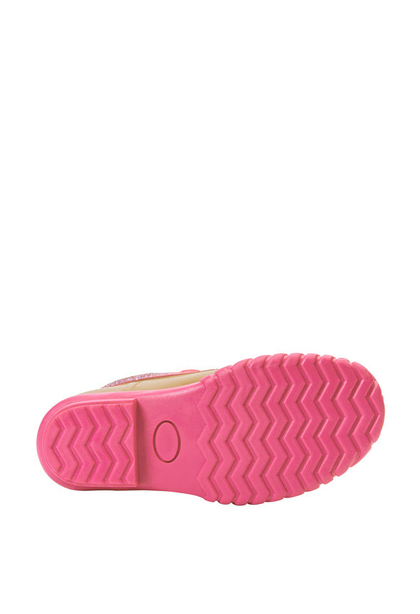 Ombre Lace Up Duck Boot Pink Ombre