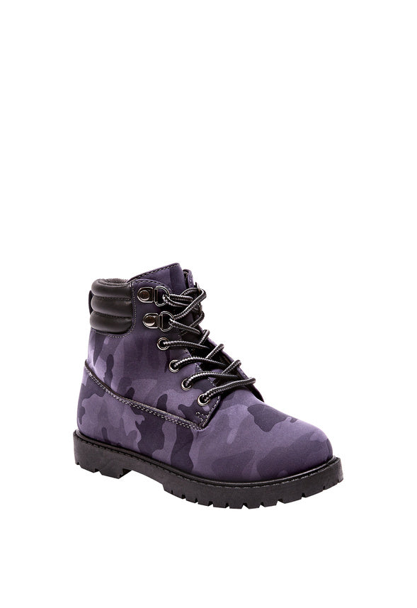 Camo Lumber Boot Blue