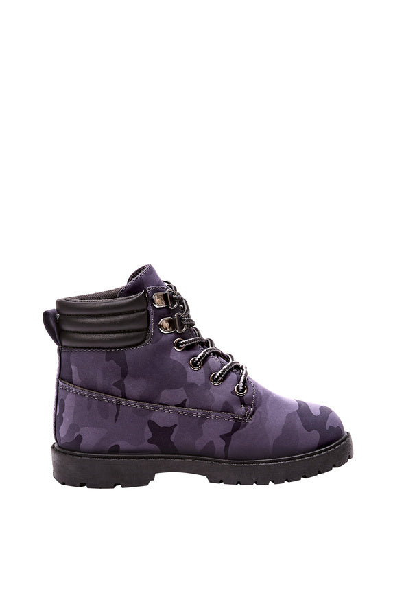 Camo Lumber Boot Blue