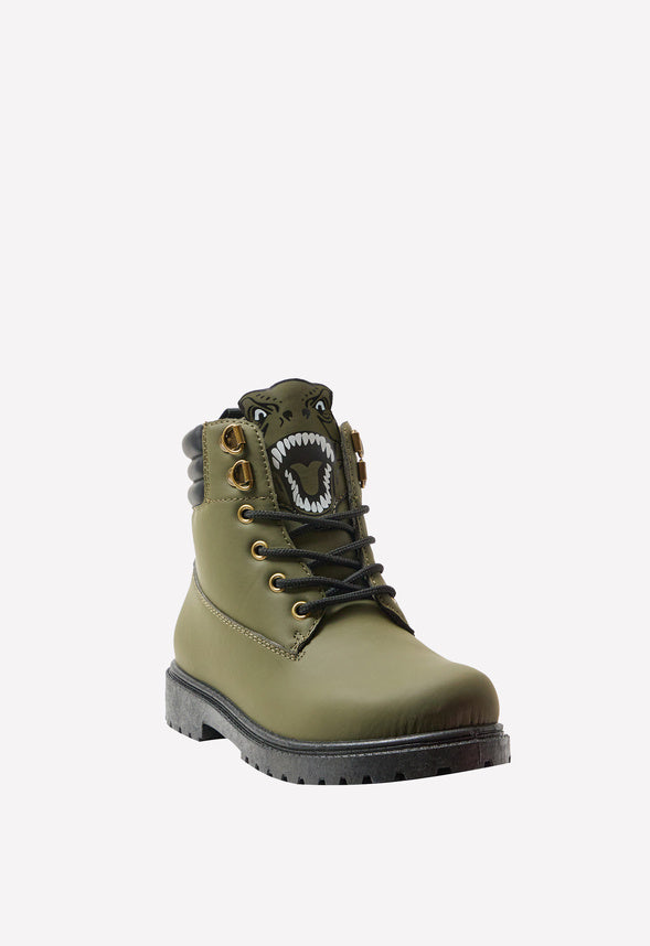 Dino Lumber Boot Green