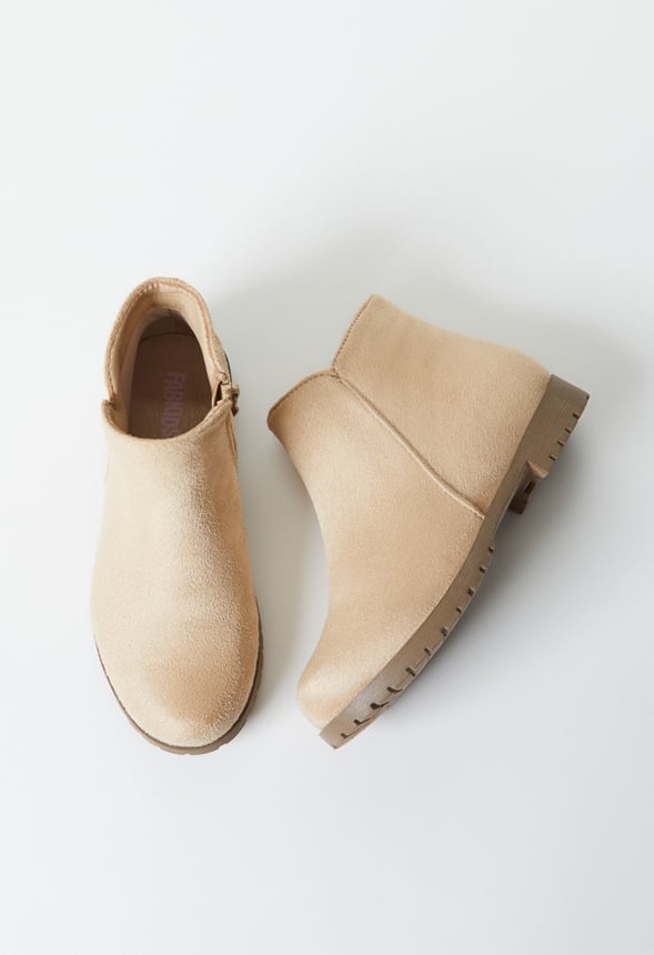 Tulip Side Bootie Tan