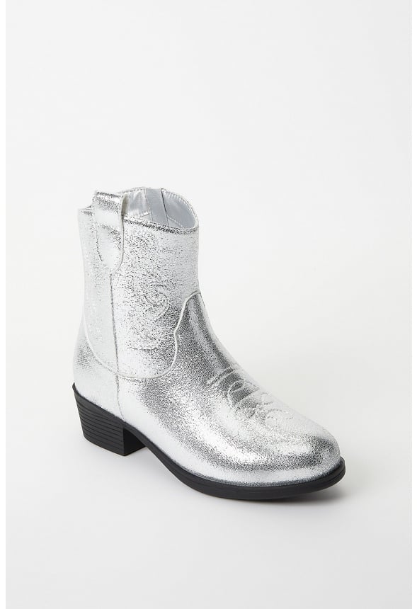 Cowboy Boot Silver