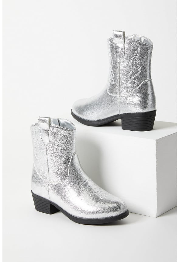 Cowboy Boot Silver