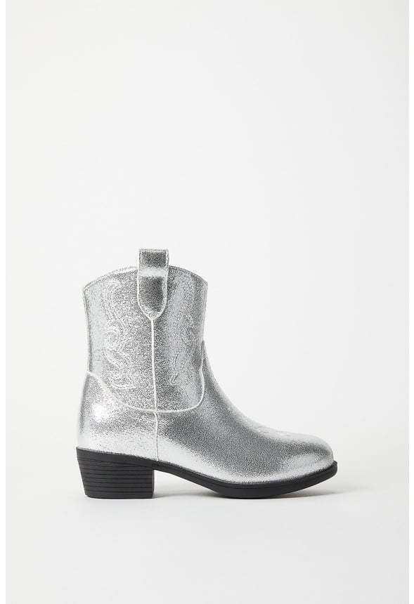Cowboy Boot Silver