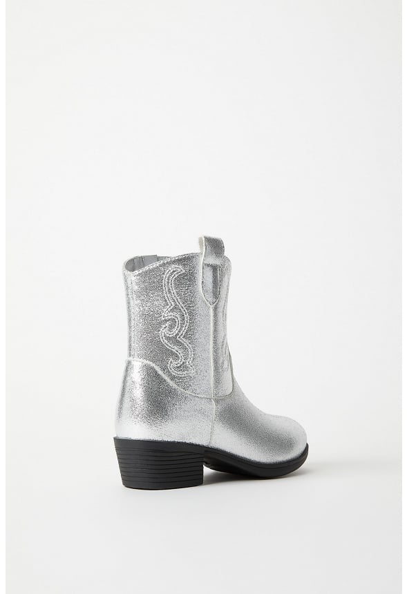 Cowboy Boot Silver