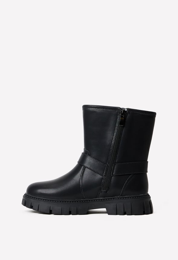 Buckle Moto Boot Black