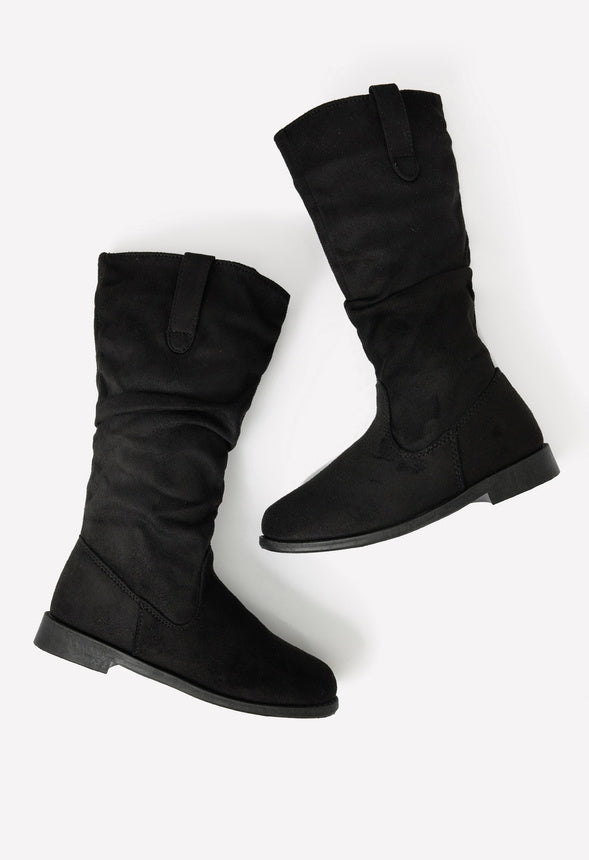 Tall Slouch Boot Black