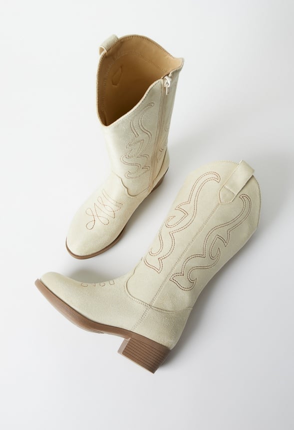 Tall Western Boot Tan