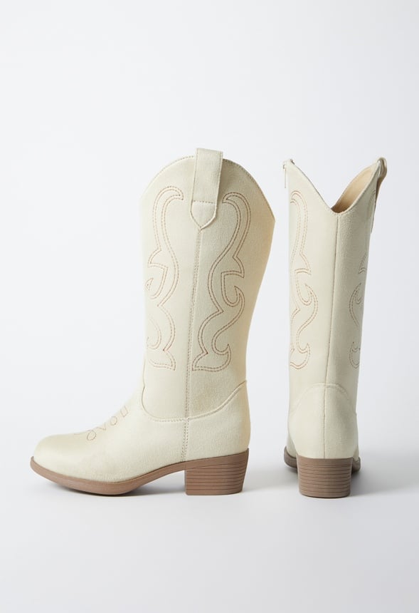 Tall Western Boot Tan