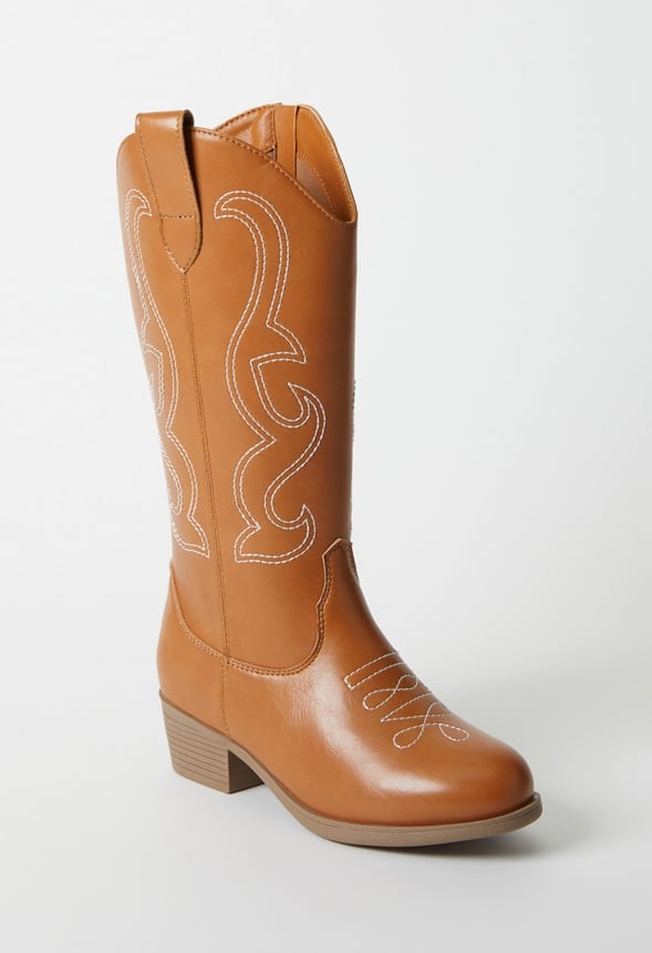 Tall Western Boot Brown