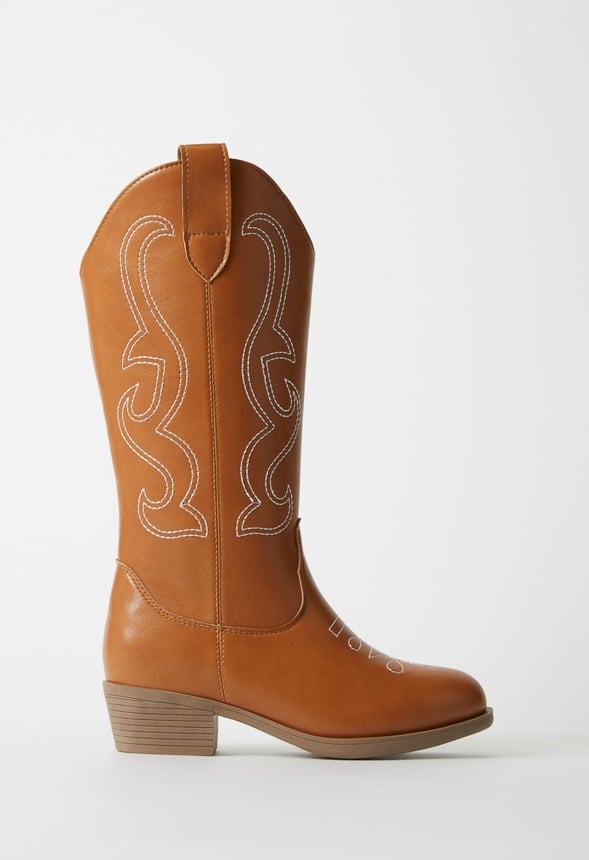 Tall Western Boot Brown