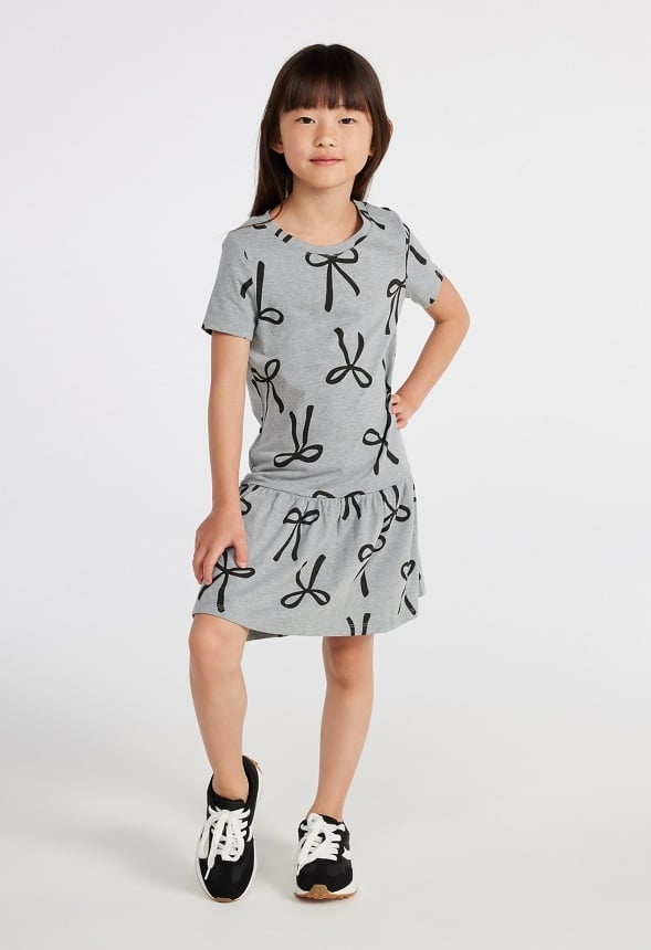 Drop Waist Dress Grey