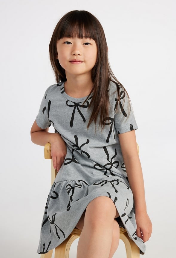 Drop Waist Dress Grey
