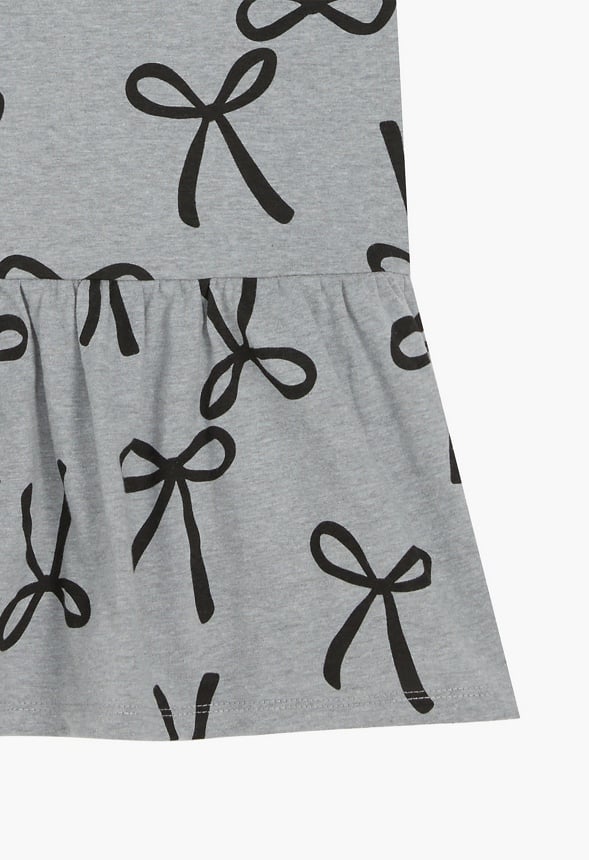 Drop Waist Dress Grey