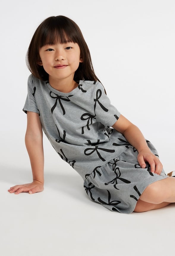 Drop Waist Dress Grey