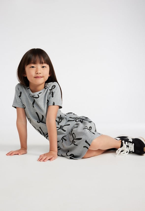 Drop Waist Dress Grey