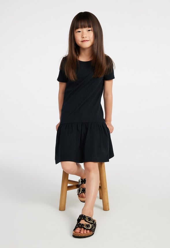 Drop Waist Dress Black