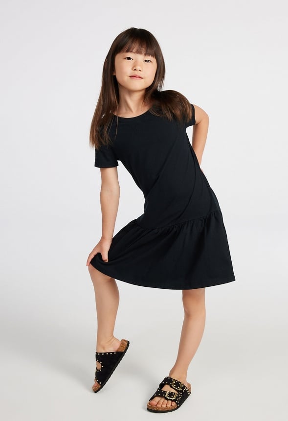 Drop Waist Dress Black