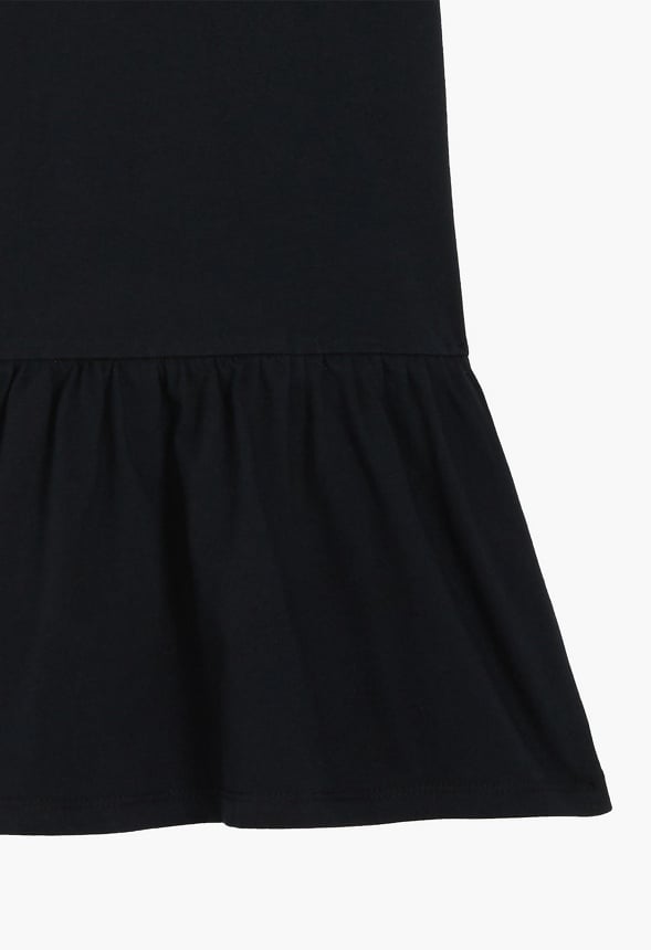 Drop Waist Dress Black
