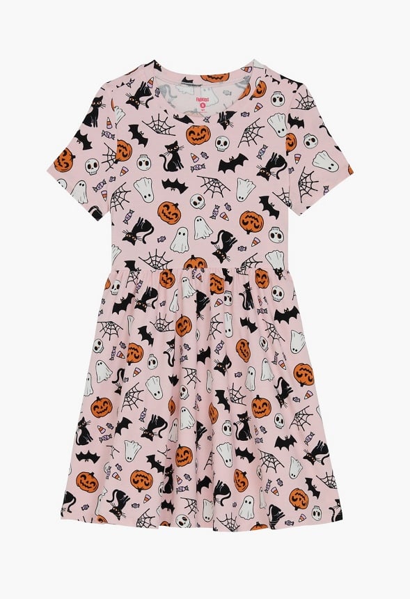 Fit & Flare Dress Pink