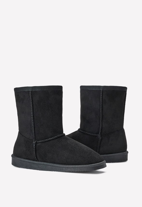 Classic Fuzzy Boot Black