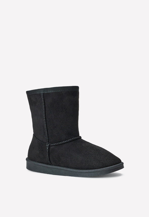 Classic Fuzzy Boot Black