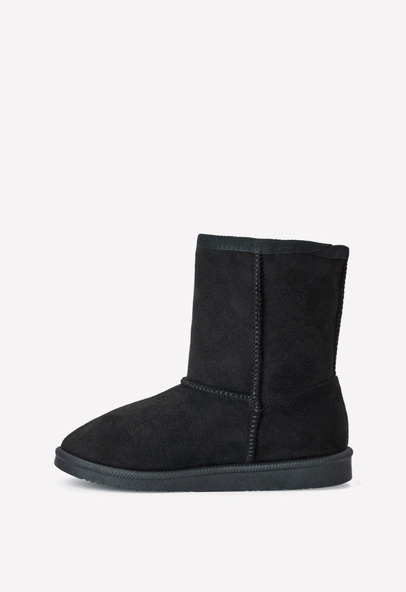 Classic Fuzzy Boot Black