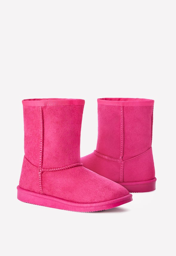 Classic Fuzzy Boot Hot Pink