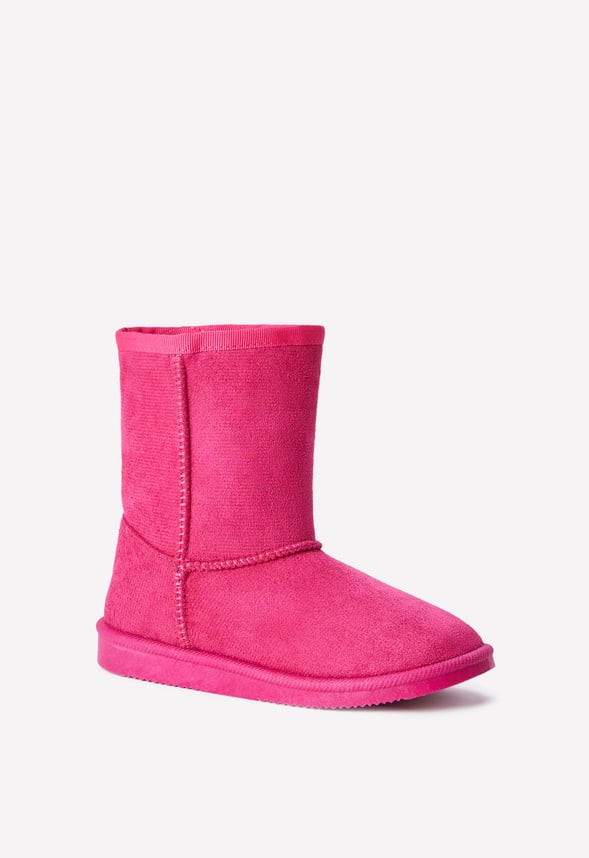 Classic Fuzzy Boot Hot Pink