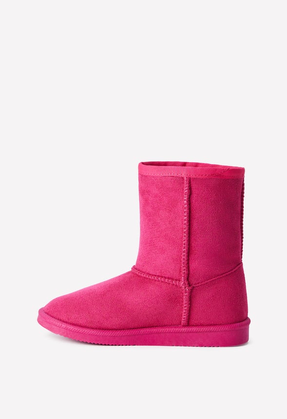 Classic Fuzzy Boot Hot Pink