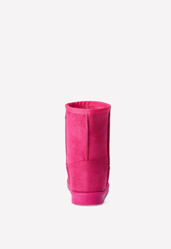 Classic Fuzzy Boot Hot Pink