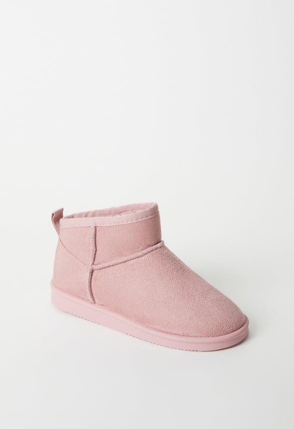 Classic Mini Fuzzy Boot Light Pink