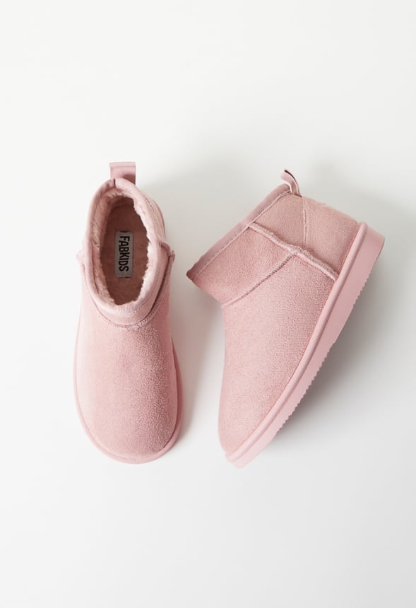 Classic Mini Fuzzy Boot Light Pink