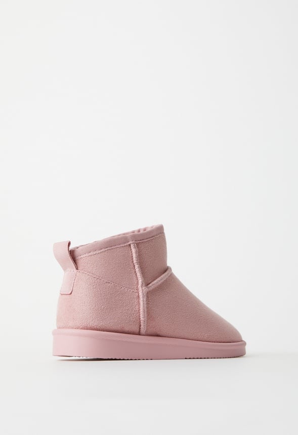 Classic Mini Fuzzy Boot Light Pink