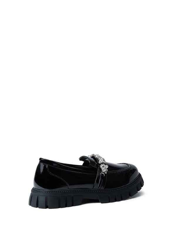 Gemstone Loafer Black