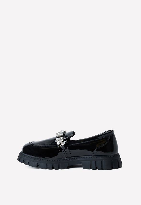 Gemstone Loafer Black