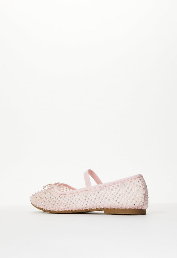 Mesh Ballet Flat Pink