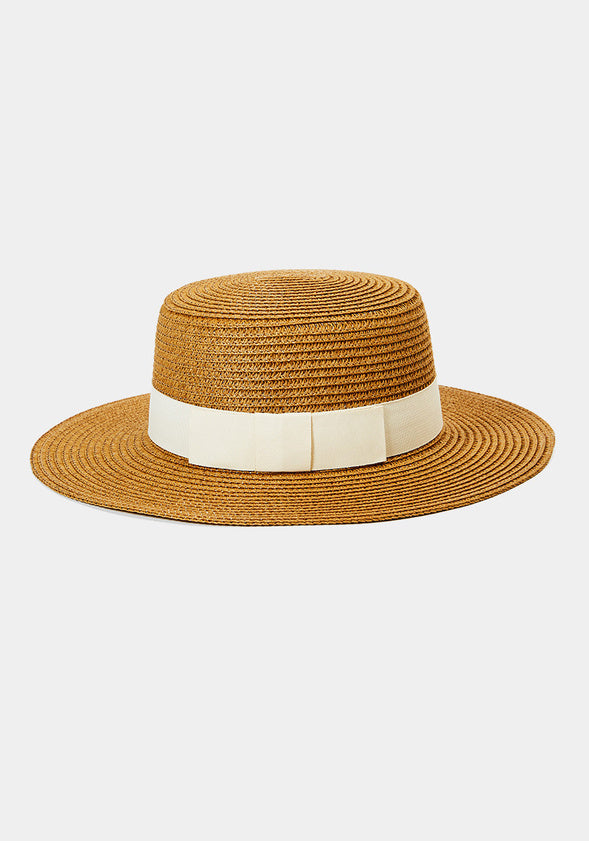 Boater Hat Brown