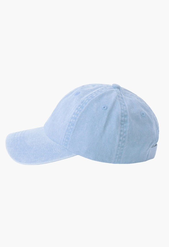 Washed Down Baseball Hat Light Blue